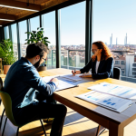 Sustainable Business Practices**

"A vibrant, sunlit coworking space in Madrid, Spain. Focus on a diverse team collaborating around a large wooden table, reviewing documents with charts displaying renewable energy adoption and waste reduction metrics. Everyone is fully clothed in modern, professional attire. Potted plants and large windows overlooking a green urban landscape accentuate the scene. The atmosphere is positive and collaborative. safe for work, appropriate content, fully clothed, professional, perfect anatomy, natural proportions, high quality, well-formed hands, proper finger count."

**