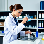 **

"A professional environmental engineer in a fully clothed, modest lab coat, examining a water sample in a modern laboratory, safe for work, appropriate content, perfect anatomy, natural proportions, professional, high quality, well-formed hands, proper finger count, natural pose."

**