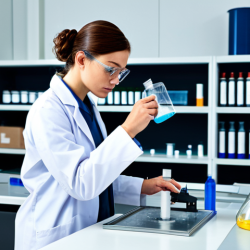 Home 28 **
"A professional environmental engineer in a fully clothed, modest lab coat, examining a water sample in a modern laboratory, safe for work, appropriate content, perfect anatomy, natural proportions, professional, high quality, well-formed hands, proper finger count, natural pose."
**
