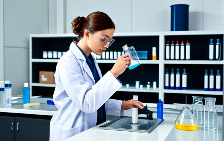 **

"A professional environmental engineer in a fully clothed, modest lab coat, examining a water sample in a modern laboratory, safe for work, appropriate content, perfect anatomy, natural proportions, professional, high quality, well-formed hands, proper finger count, natural pose."

**